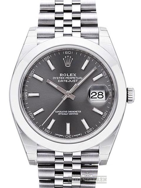 rolex datejust 41mm 2019 jubilee rhodium
