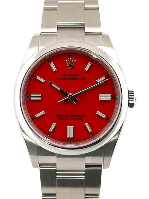 Rolex Oyster Perpetual 36, Coral Red, Oyster