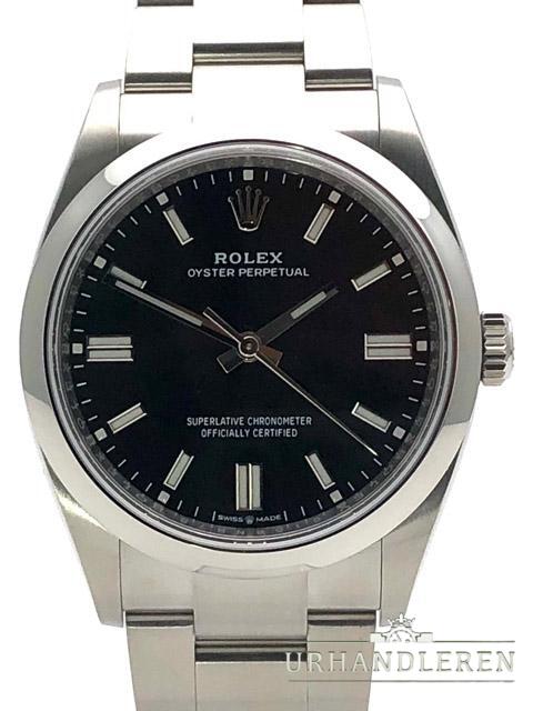 Rolex Oyster Perpetual 36, Sort, Oyster