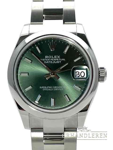Rolex Datejust 31, Mint Green, Index, Oyster