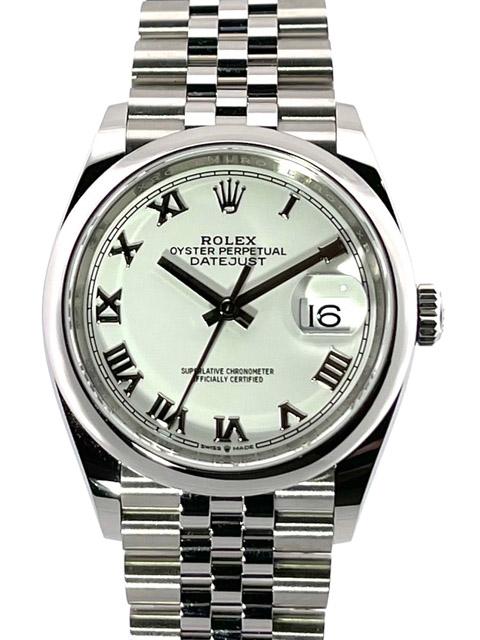 Rolex Datejust 36, Hvid, Romersk, Jubilee