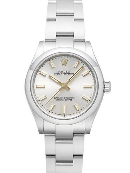 Rolex Oyster Perpetual, 31 mm, Sølv