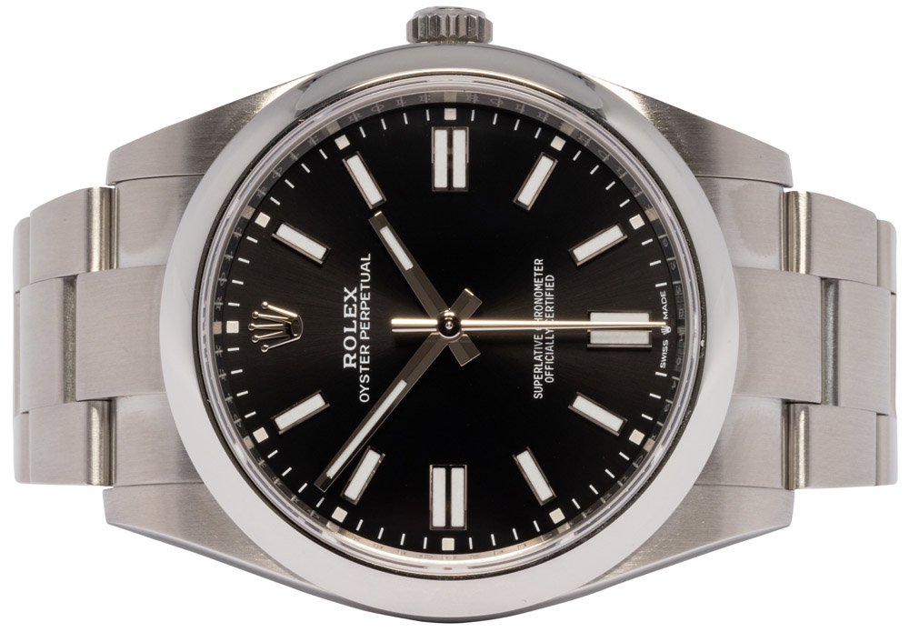 Rolex Oyster Perpetual 41, Sort, Oyster