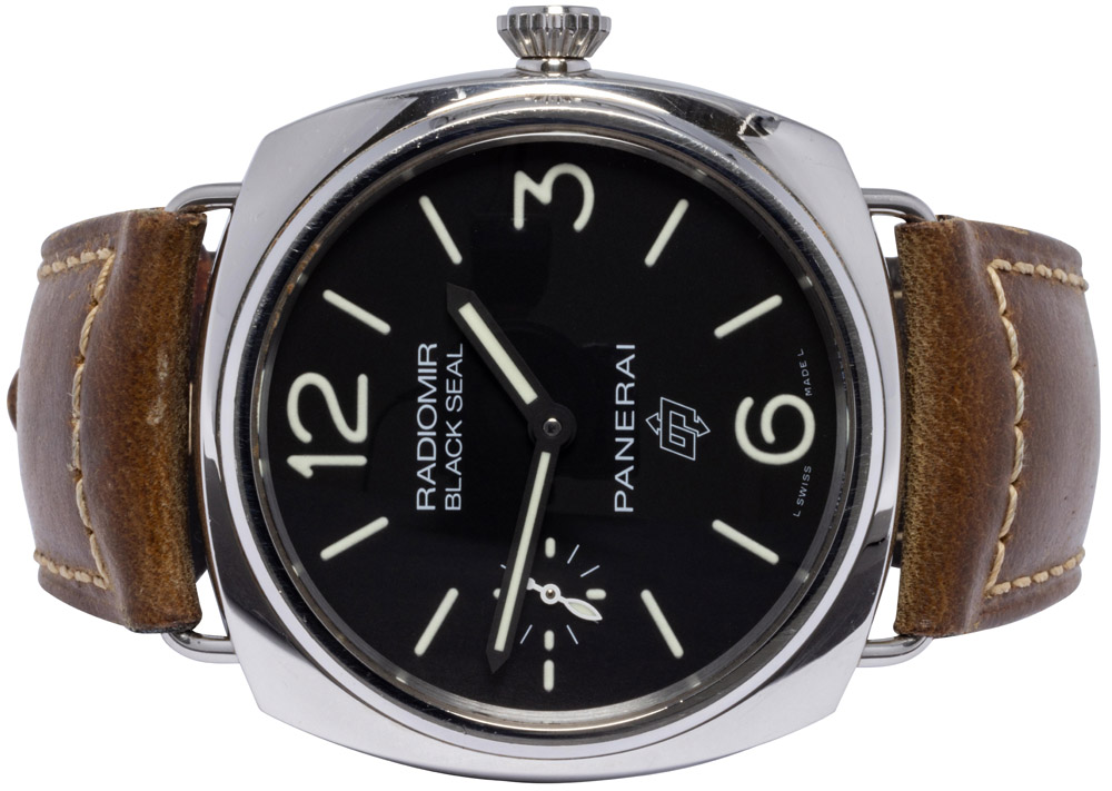 Panerai Radiomir Black Seal 45, Sort, Læder