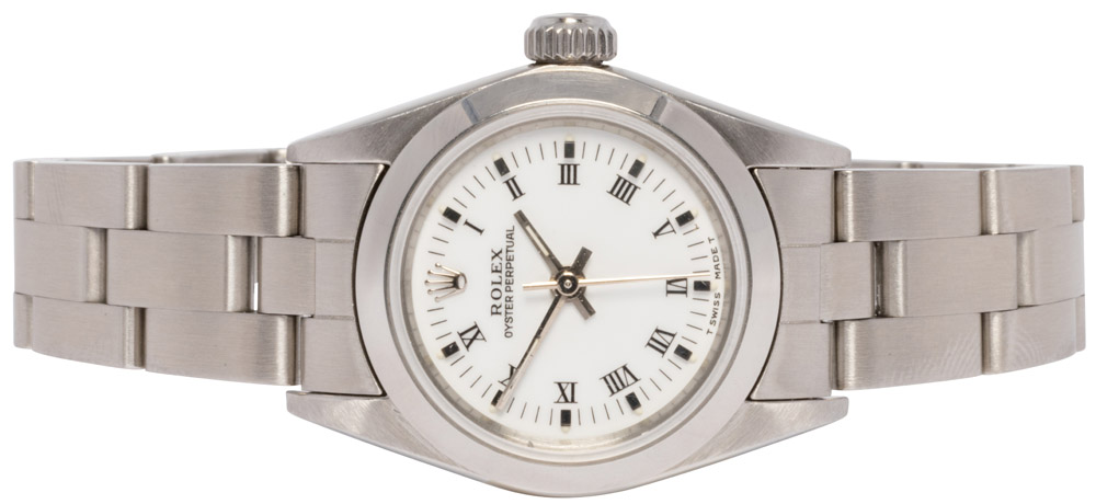 Rolex Oyster Perpetual 26, Hvid, Stål, Oyster