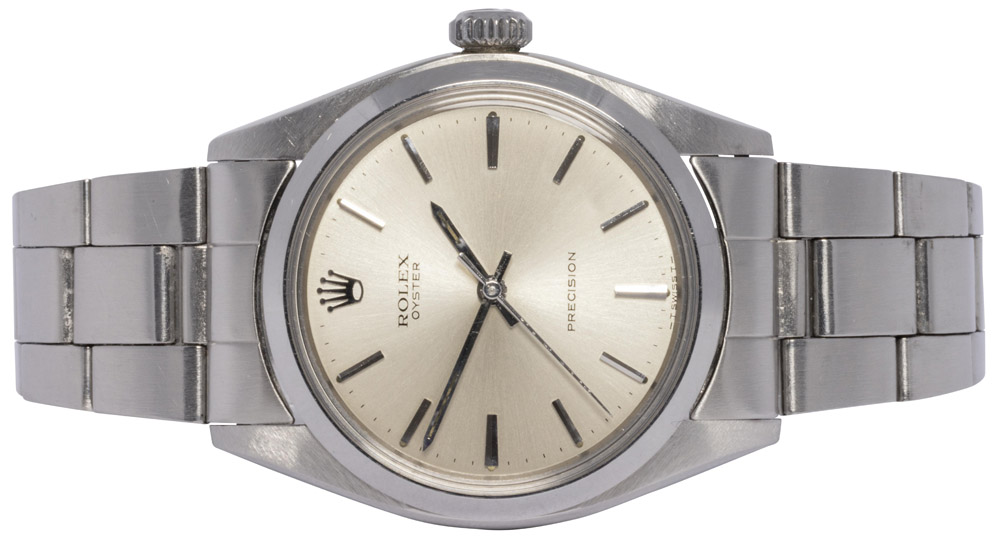 Rolex Oyster Precision 34, Sølv, Stål, Oyster