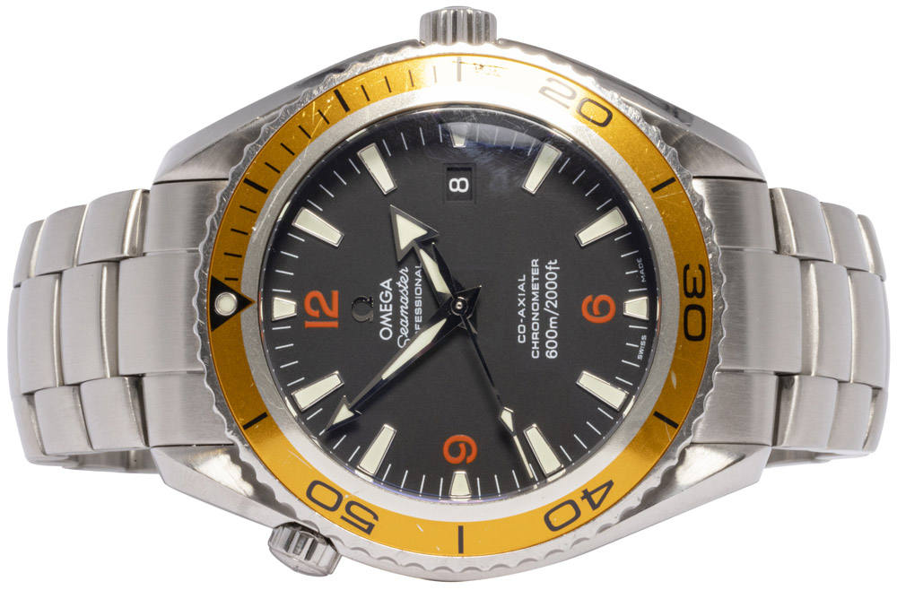 Omega Seamaster Planet Ocean 45.5, Sort, Stål