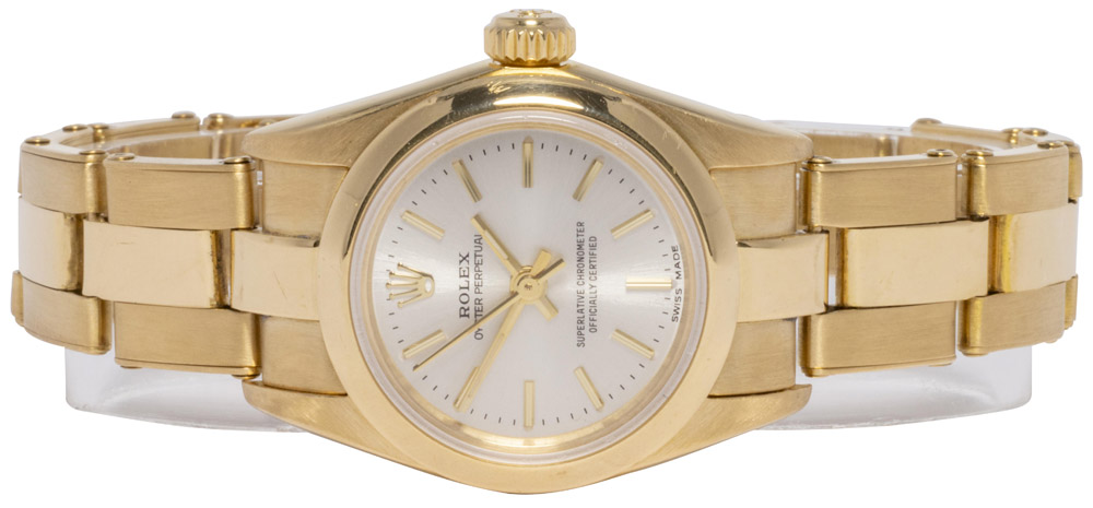 Rolex Oyster Perpetual 26, Sølv, Guld, Oyster