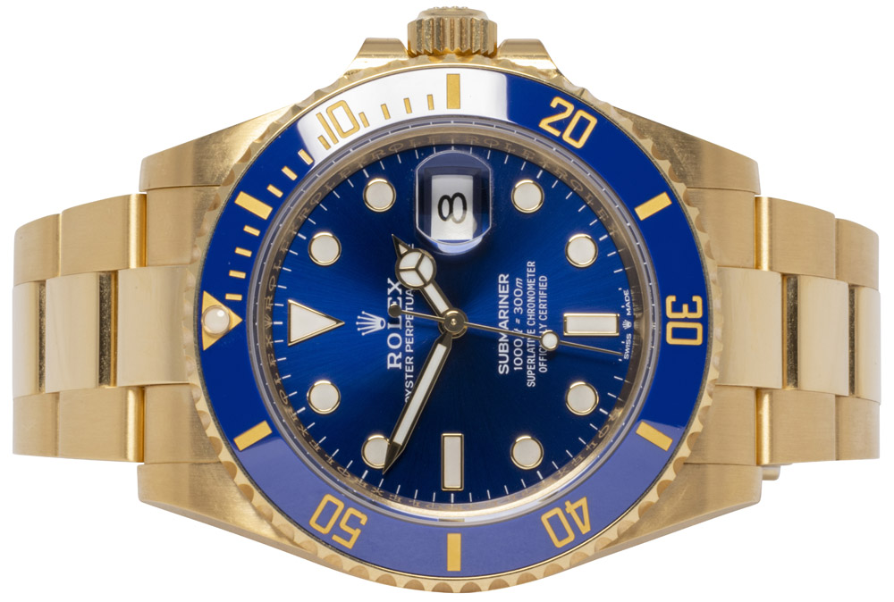 Rolex Submariner Date 41, Blå, Guld, Oyster