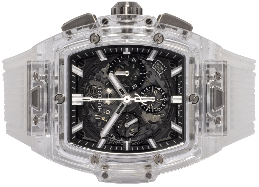 Hublot Spirit of Big Bang Magic Sapphire 42, Sapphire Crystal Dial, Gummi