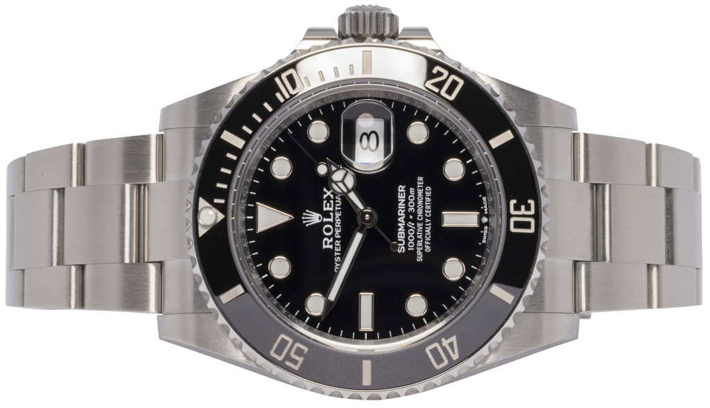 Rolex Submariner Date 41, Sort, Stål, Oyster