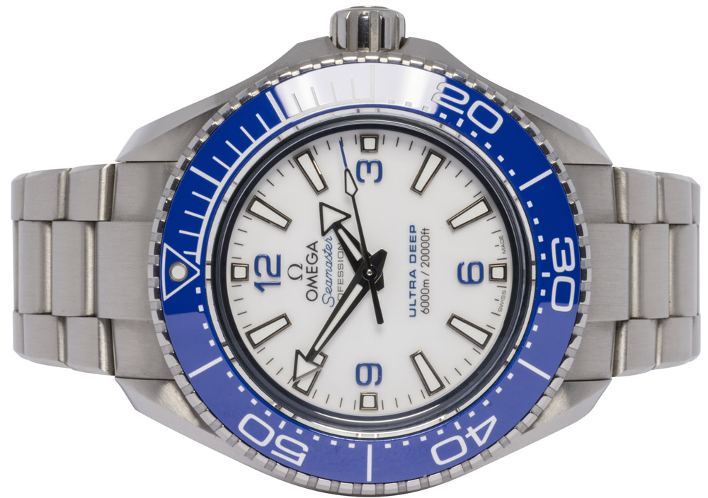 Omega Seamaster Planet Ocean 6000m 45.5, Blå, Stål