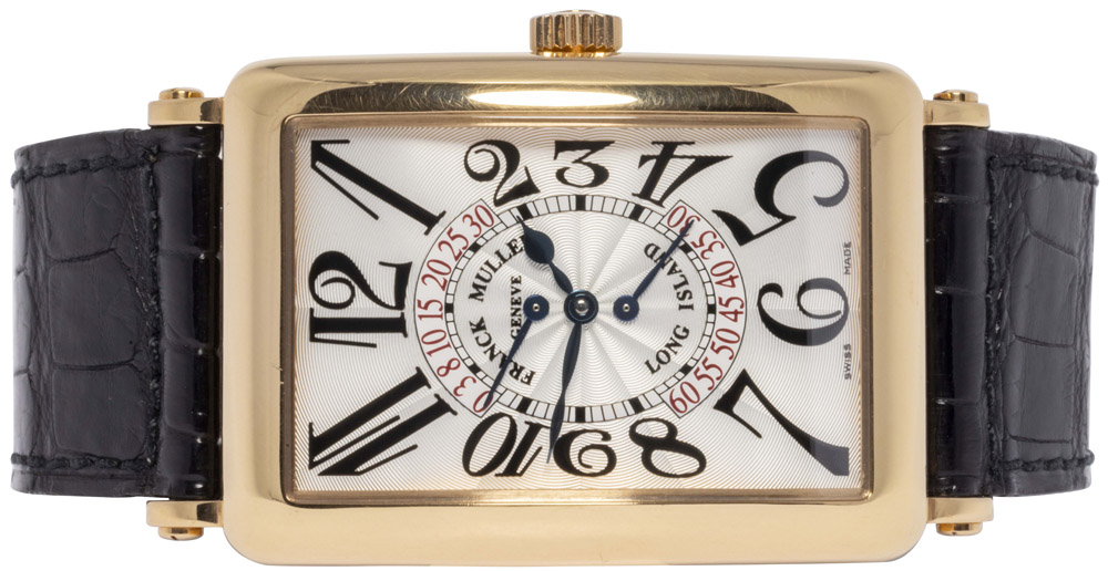 Franck Muller Long Island, Sølv, Guld, Læder