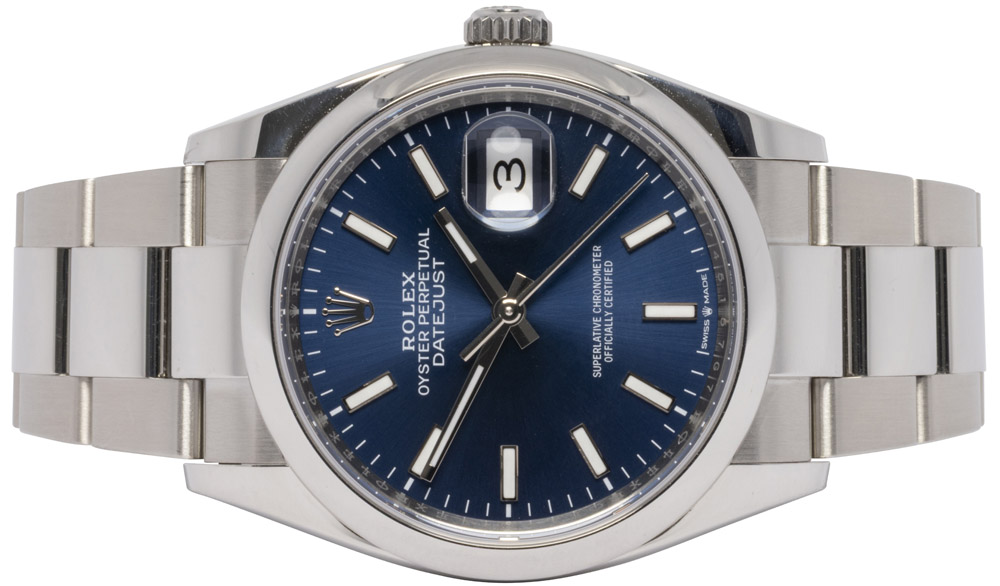Rolex Datejust 36, Blå, Stål, Oyster