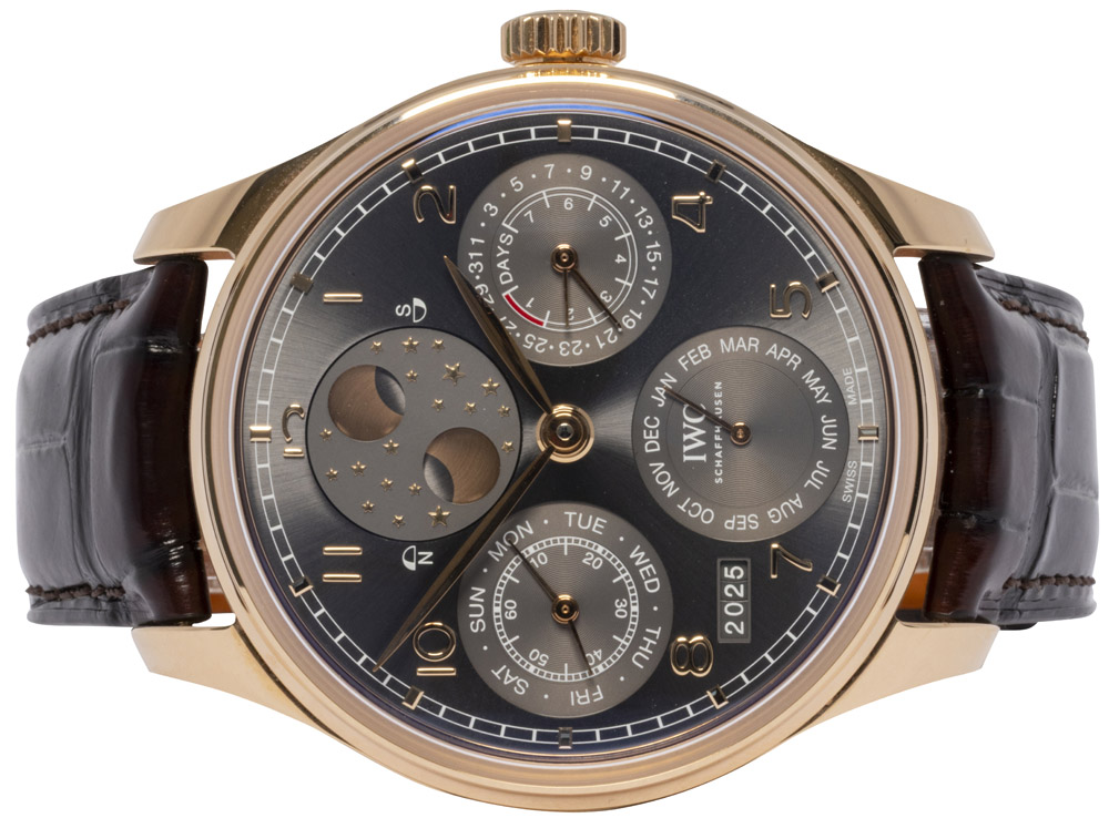 IWC Portugieser Perpetual Calendar, Rose, Grå