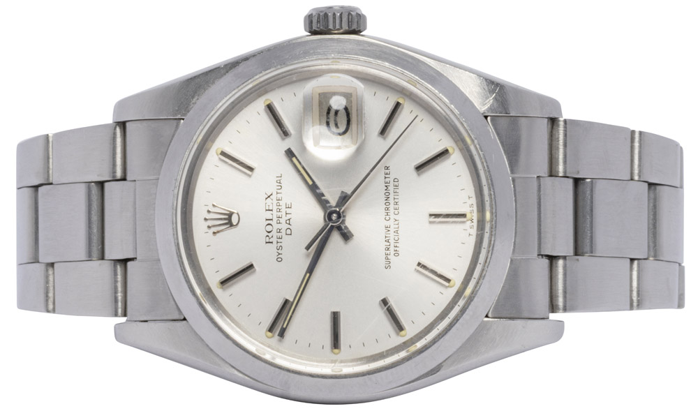 Rolex Oyster Perpetual Date 34, Sølv, Stål, Oyster