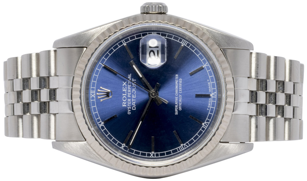 Rolex Datejust 36, Blå, Stål, Jubilee