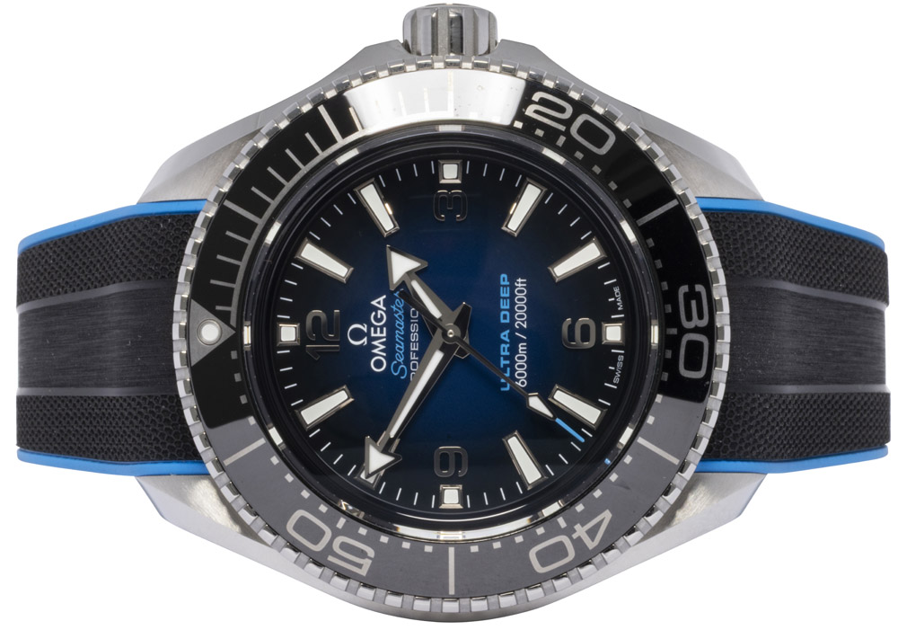 Omega Seamaster Planet Ocean Ultra Deep 45.5, Stål, Gummi