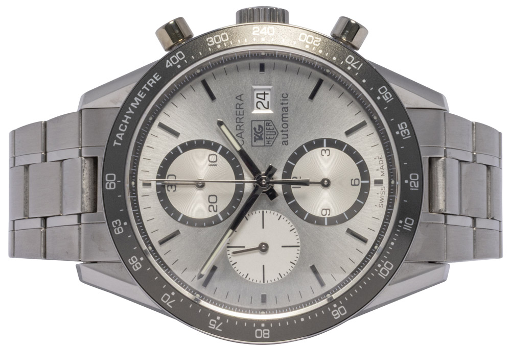 Tag Heuer Carrera Calibre 16, Hvid, Stål