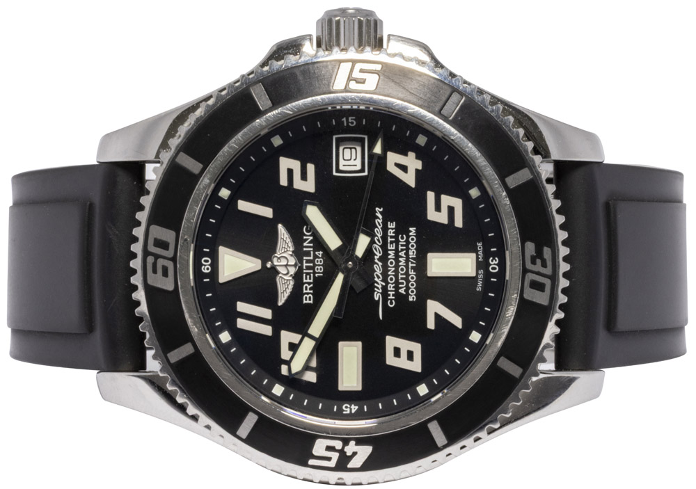 Breitling Superocean 42, Sort, Gummi