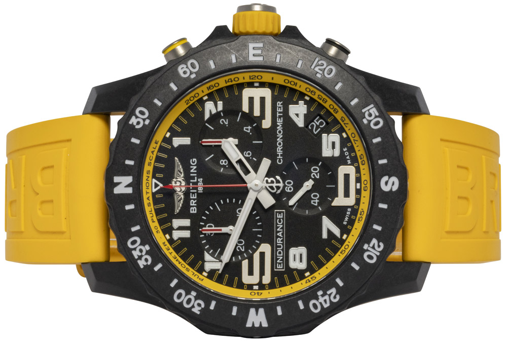 Breitling Endurance Pro 44, Gul, Breitlight, Gummi