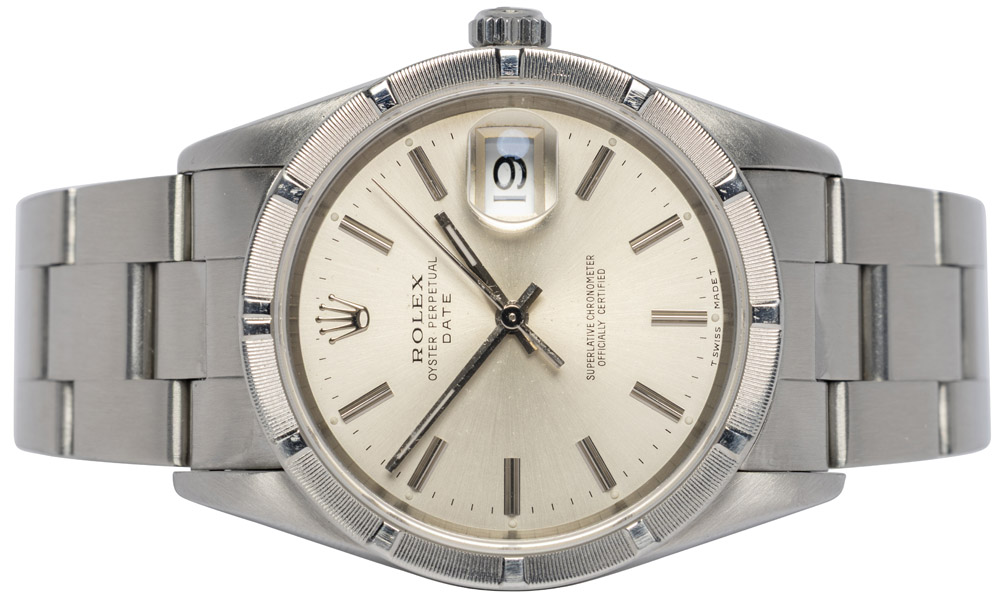 Rolex Oyster Perpetual Date 34, Sølv, Stål, Oyster