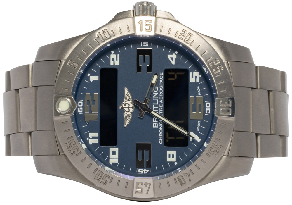 Breitling Aerospace Evo 43, Blå Titanium
