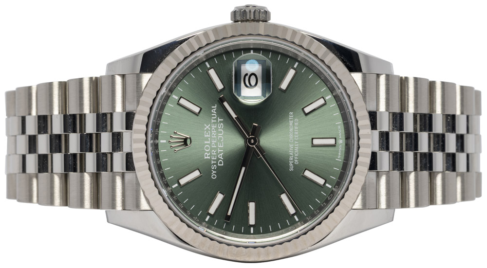 Rolex Datejust 36, Mint, Stål, Jubilee