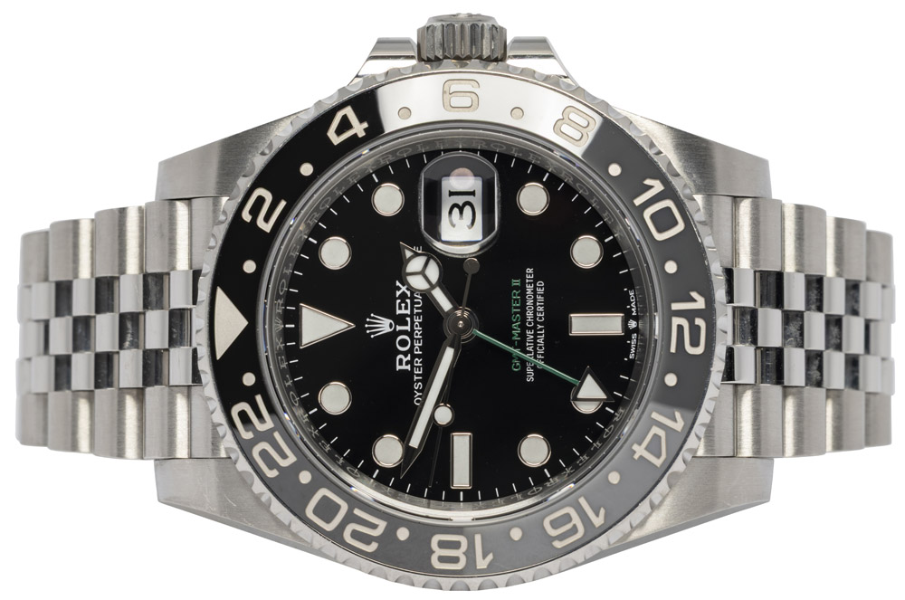 Rolex GMT-Master II 40, Bruce Wayne, Sort, Stål, Jubilee