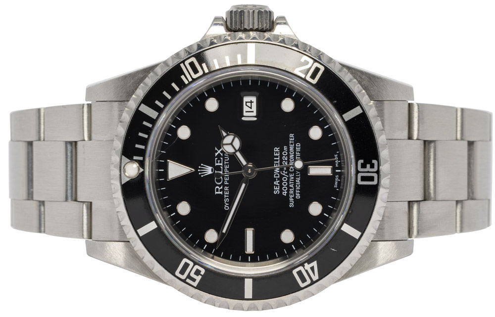 Rolex Sea-Dweller 40, Sort, Stål, Oyster