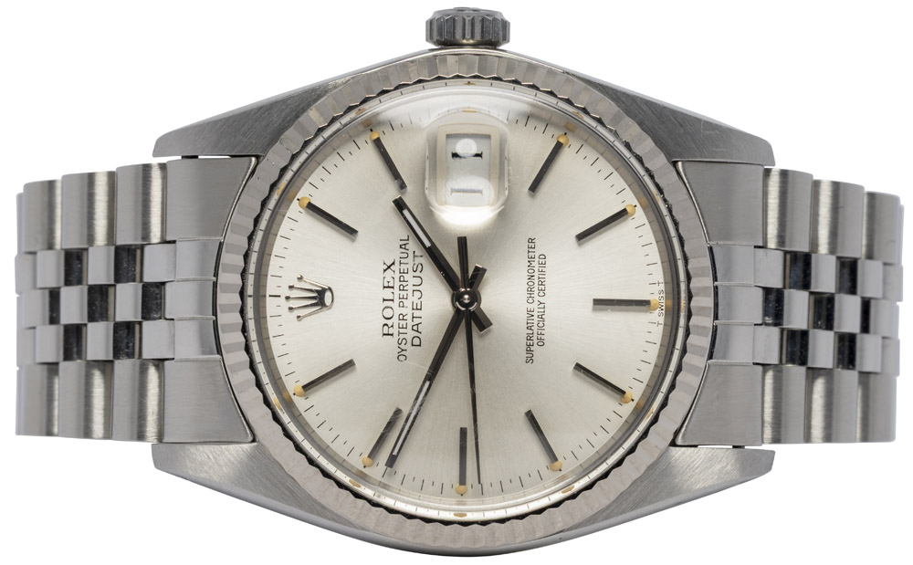 Rolex Datejust 36, Sølv, Stål, Jubilee