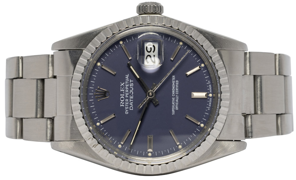 Rolex Datejust 36, Blå, Stål, Oyster