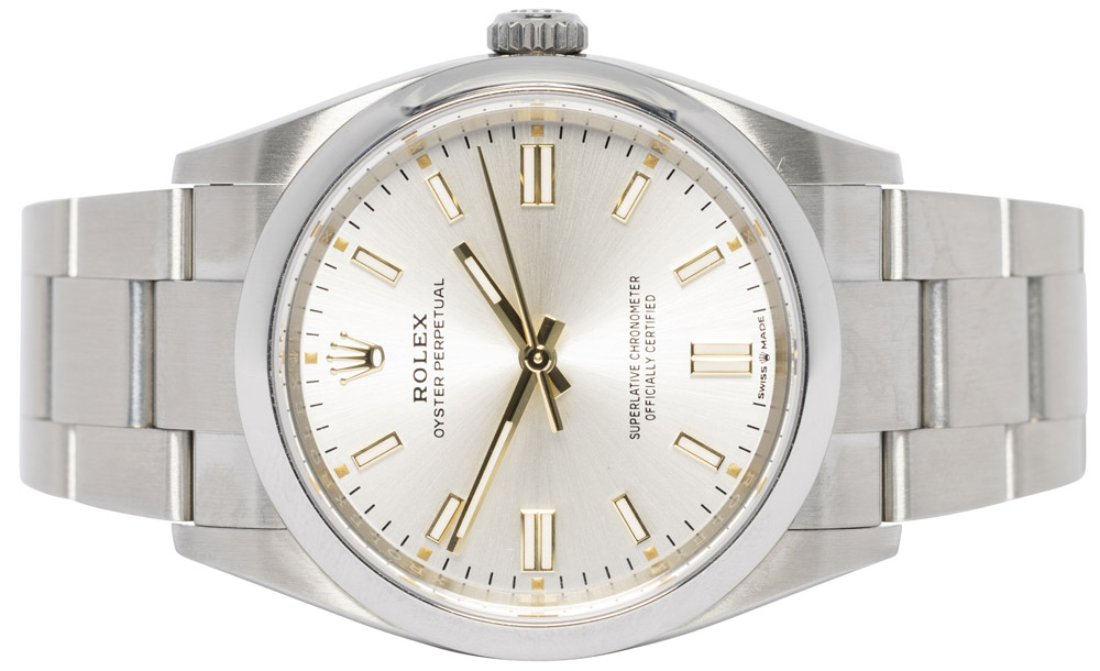 Rolex Oyster Perpetual 36, Sølv, Stål, Oyster