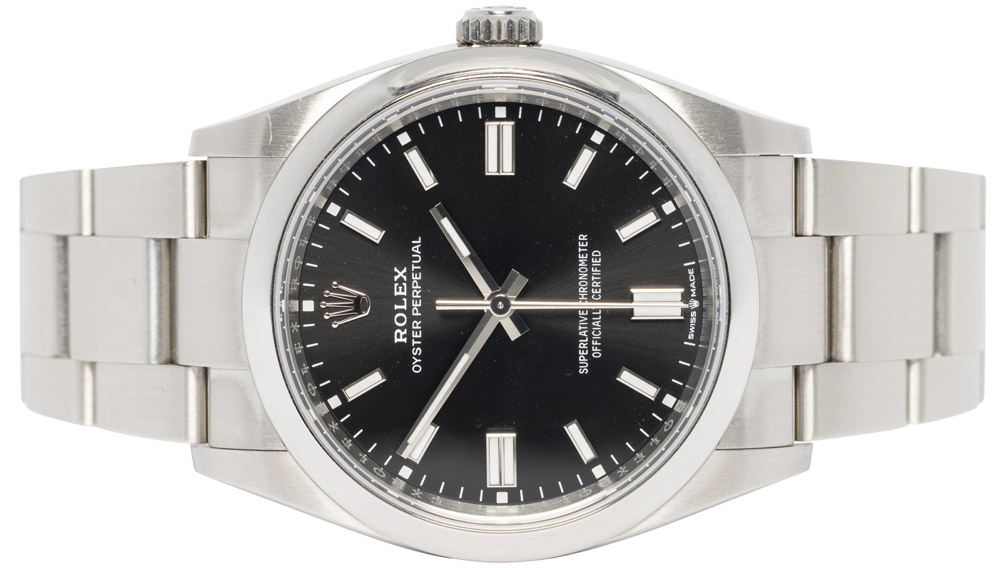Rolex Oyster Perpetual 36, Sort, Stål, Oyster