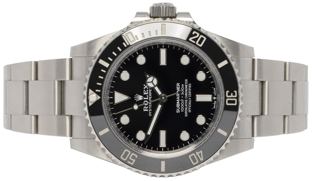 Rolex Submariner No Date 41, Sort, Stål, Oyster
