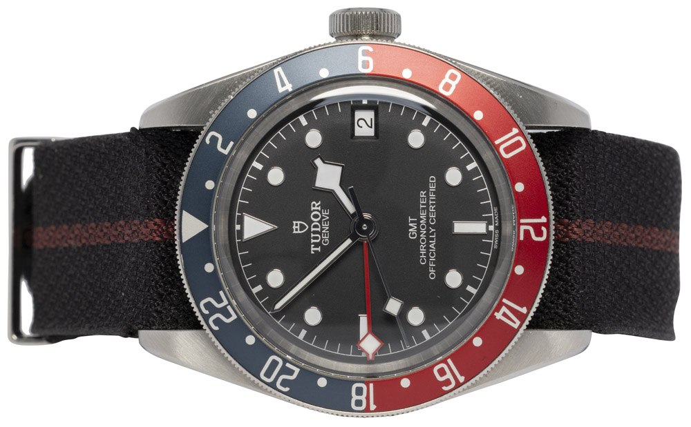 Tudor Black Bay GMT 41, Sort, Stål, Nato