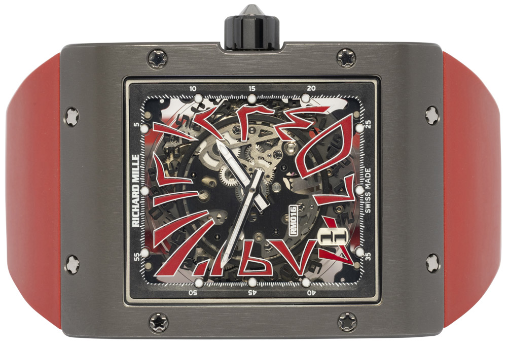 Richard Mille RM016, Titanium, Titalyt, Arabic