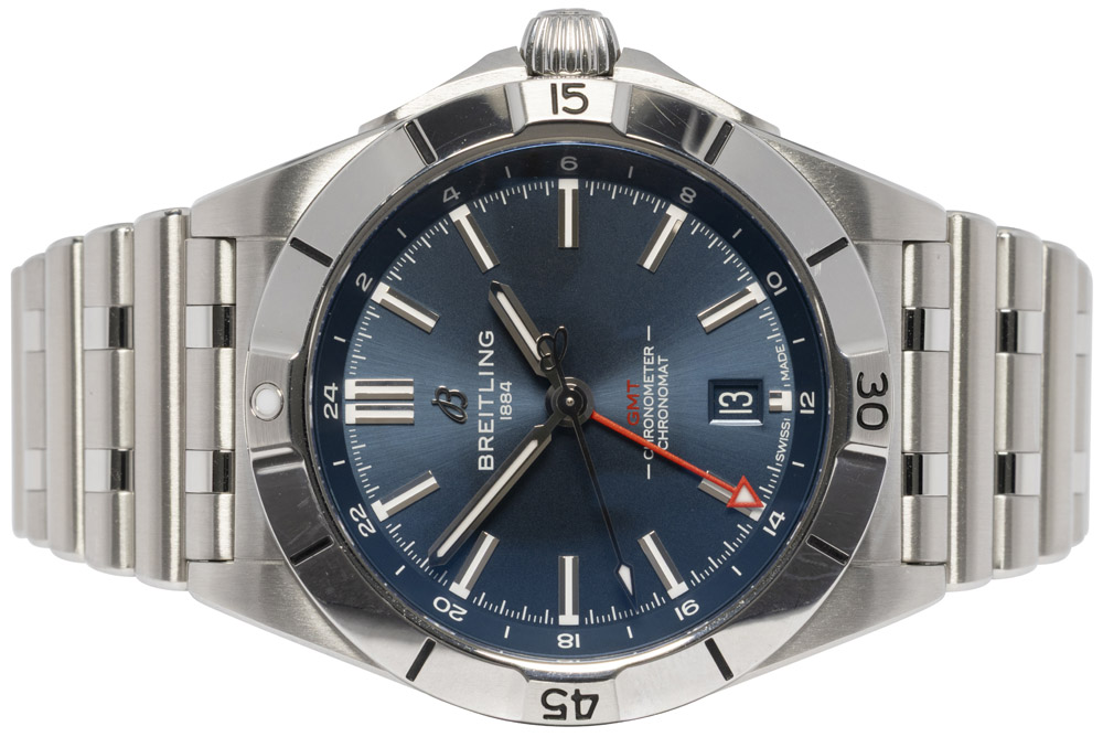 Breitling Chronomat GMT 40, Blå, Stål